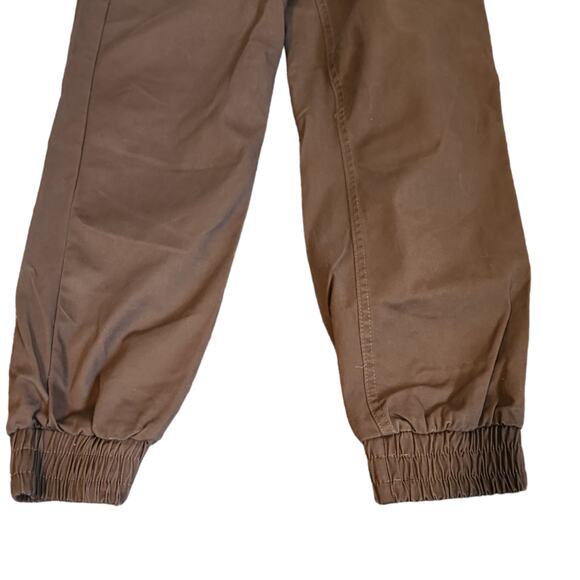 Papaya Brown Khaki Joggers with Pockets Size Small - Picture 9 of 14